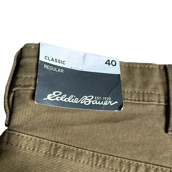 Eddie Bauer 6 pockets classic fit  shorts . Men size 40. Cotton,denim feel,NWT - Picture 8 of 13